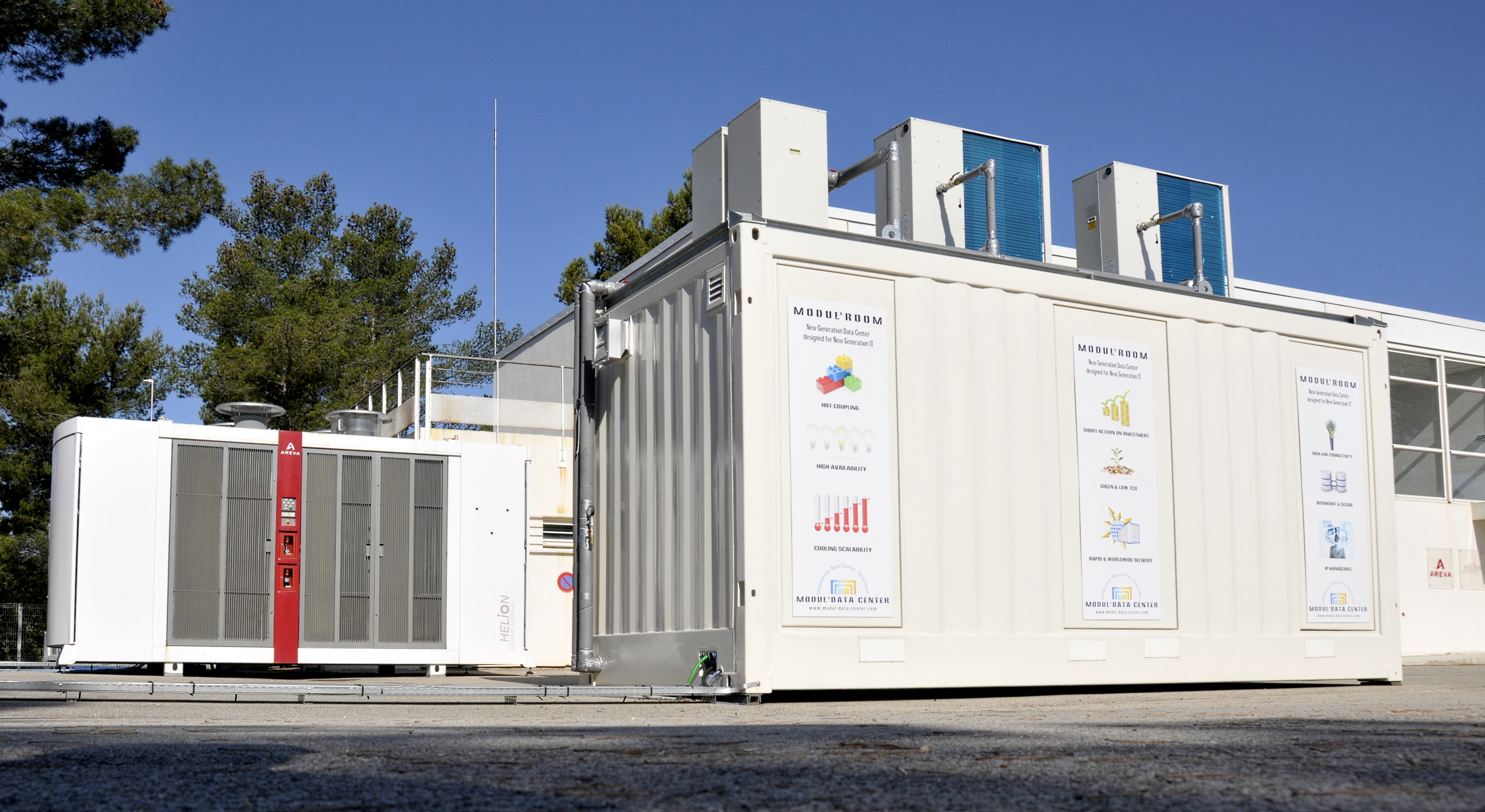 Modul'Data center : premier groupe de secours à pile à combustible pour les data centers